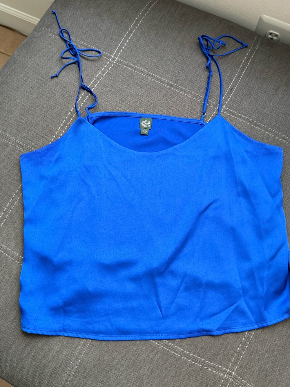 wild fable Royal Blue Tie-String Cami